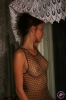  : Gorgeous teen in fishnet dress plays solo : sex scene #6