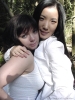 Keiko and Midori : Hot interracial lesbian play in the woods : sex scene #23