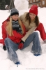 Maria and Jessica : Horny lesbian girlfriends play in the snow : sex scene #33